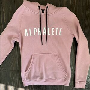 Alphalete xs pink sweater dusty rose